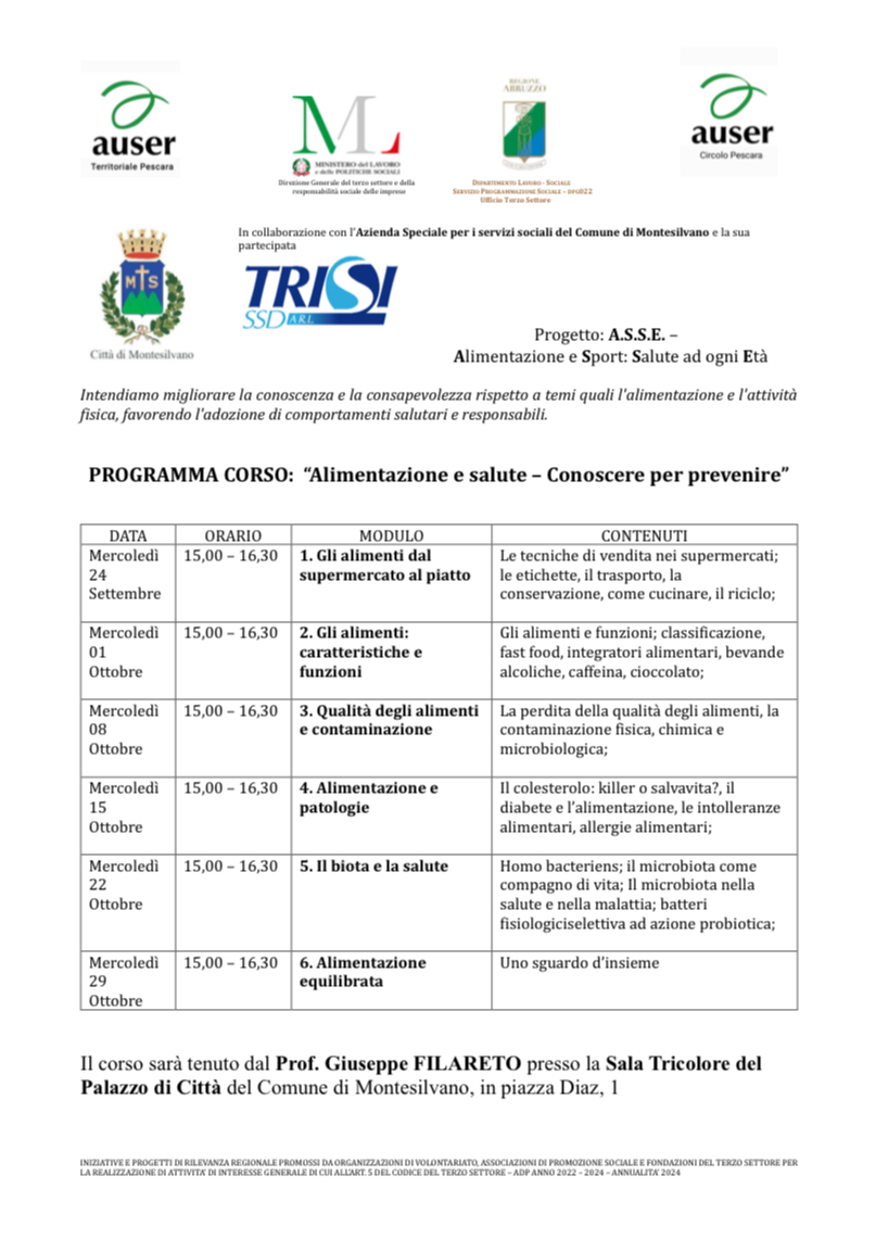 alimentazione e salute