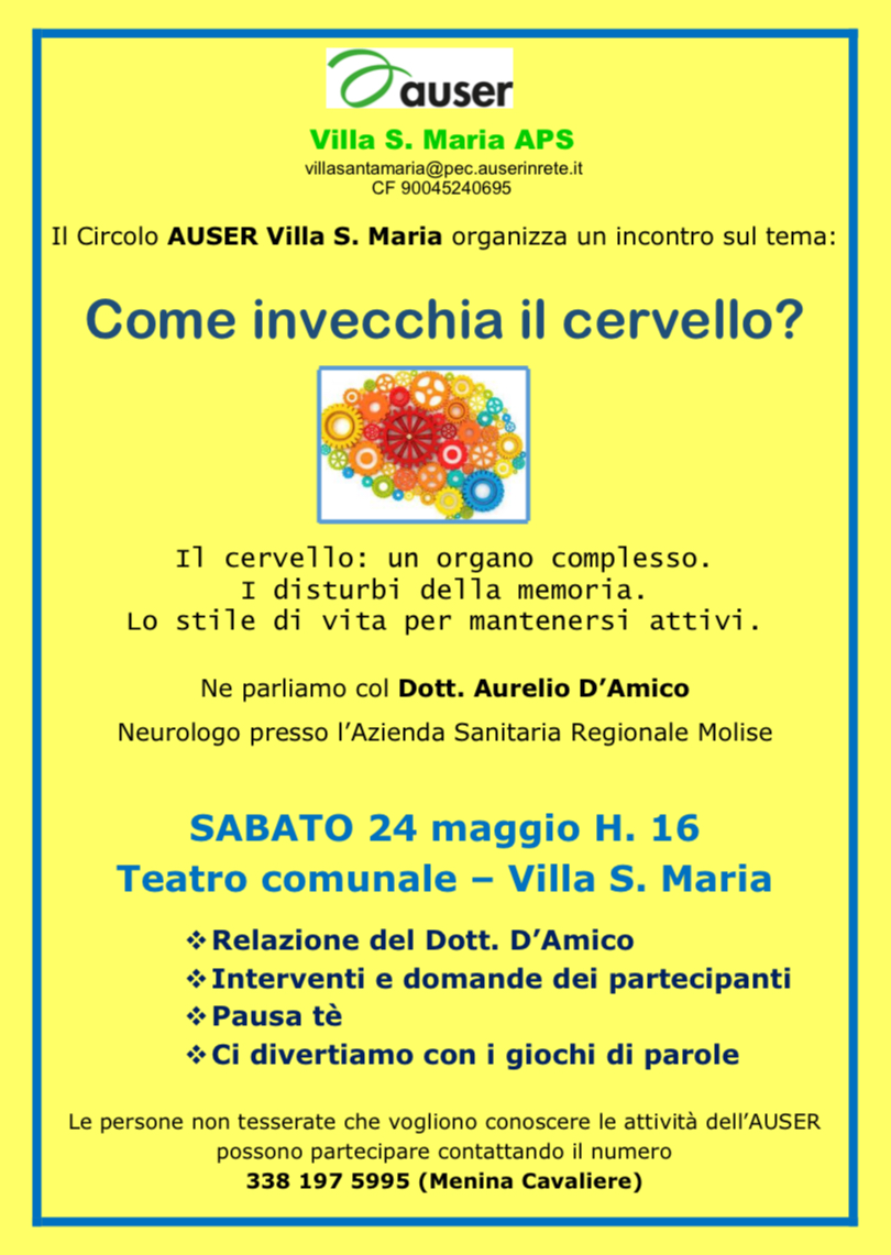 come invecchia il cervello