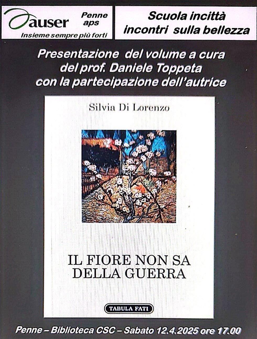 il fiore non sa della guerra